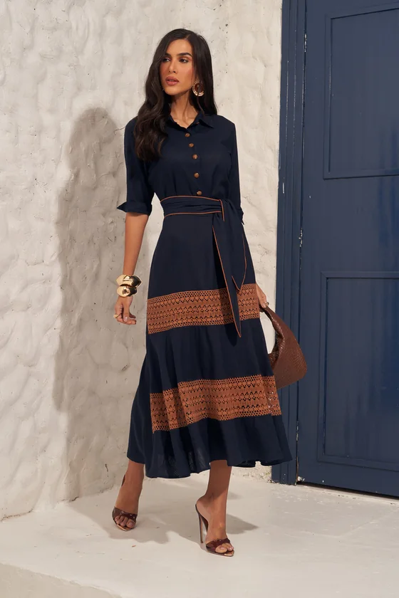Vestidos evangélicos no atacado — look Dazul, referências 4964.27