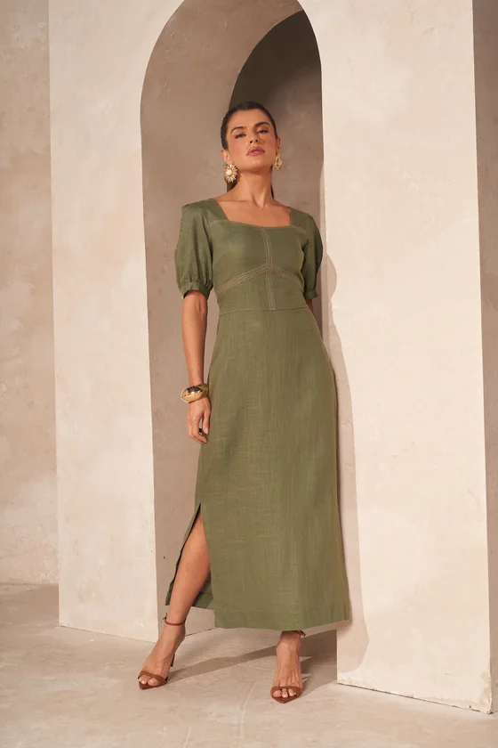 Vestidos evangélicos no atacado — look Dazul, referências 4944.64
