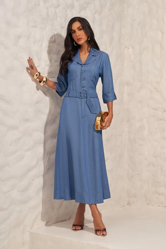 Vestidos evangélicos no atacado — look Dazul, referências 4958.99