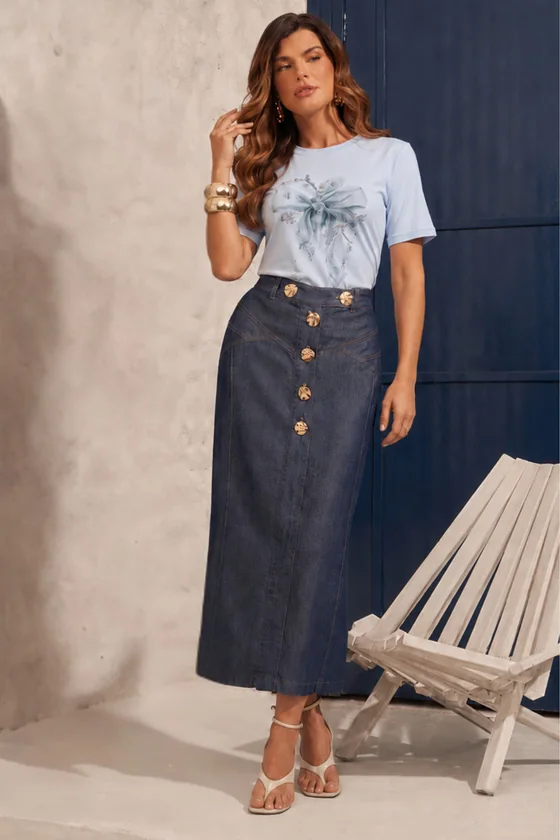 Blusas evangélicas no atacado — look Dazul, referências 6506.85 · 5746.99
