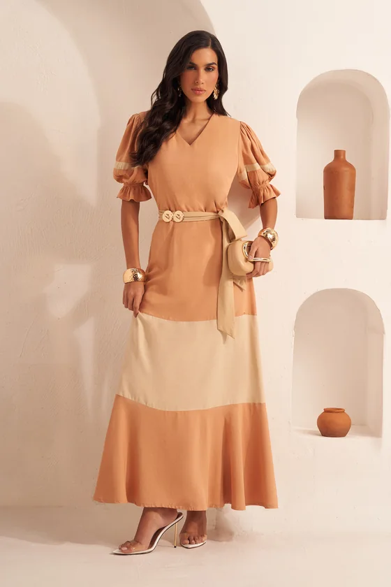 Vestidos evangélicos no atacado — look Dazul, referências 4946.99