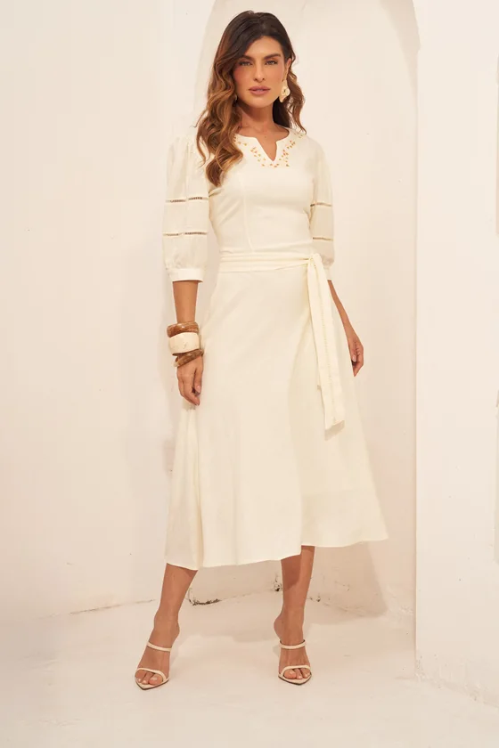 Vestidos evangélicos no atacado — look Dazul, referências 4965.10