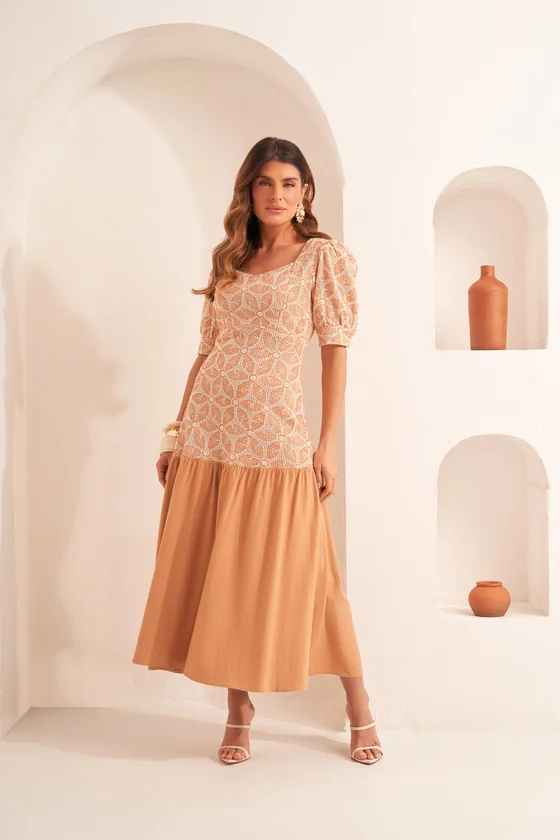 Vestidos evangélicos no atacado — look Dazul, referências 4952.97